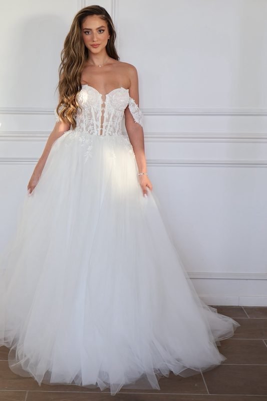 שמלת כלה יפה נסיכה